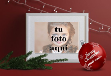 marco para fotos con nombre 14 220x150 - feliz navidad foto tarjeta con nombre