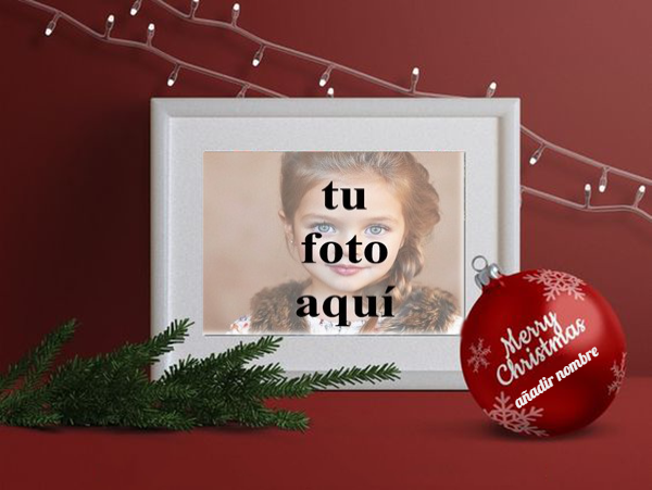 feliz navidad foto tarjeta con nombre marco para fotos con nombre 14 - feliz navidad foto tarjeta con nombre