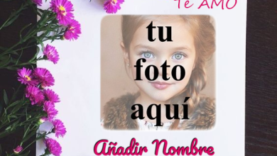 marco para fotos con nombre 4 390x220 - marco para fotos romántico con rosas de terciopelo