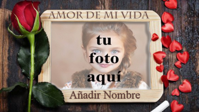 marco para fotos con nombre 7 390x220 - amor de mi vida marco para foto