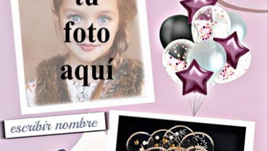 marco para fotos con nombre 9 390x220 - agregar nombre y foto en la tarjeta de cumpleaños