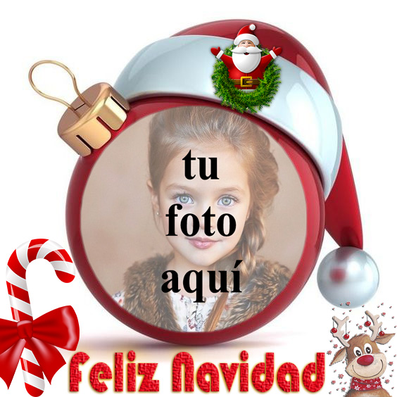 Gorra Feliz Navidad Papa Noel Foto Marcos - Gorra Feliz Navidad Papa Noel Foto Marcos
