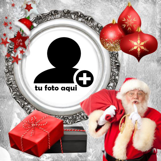 Sorpresa De Papa Noel Marco De Fotos - Sorpresa De Papa Noel Marco De Fotos